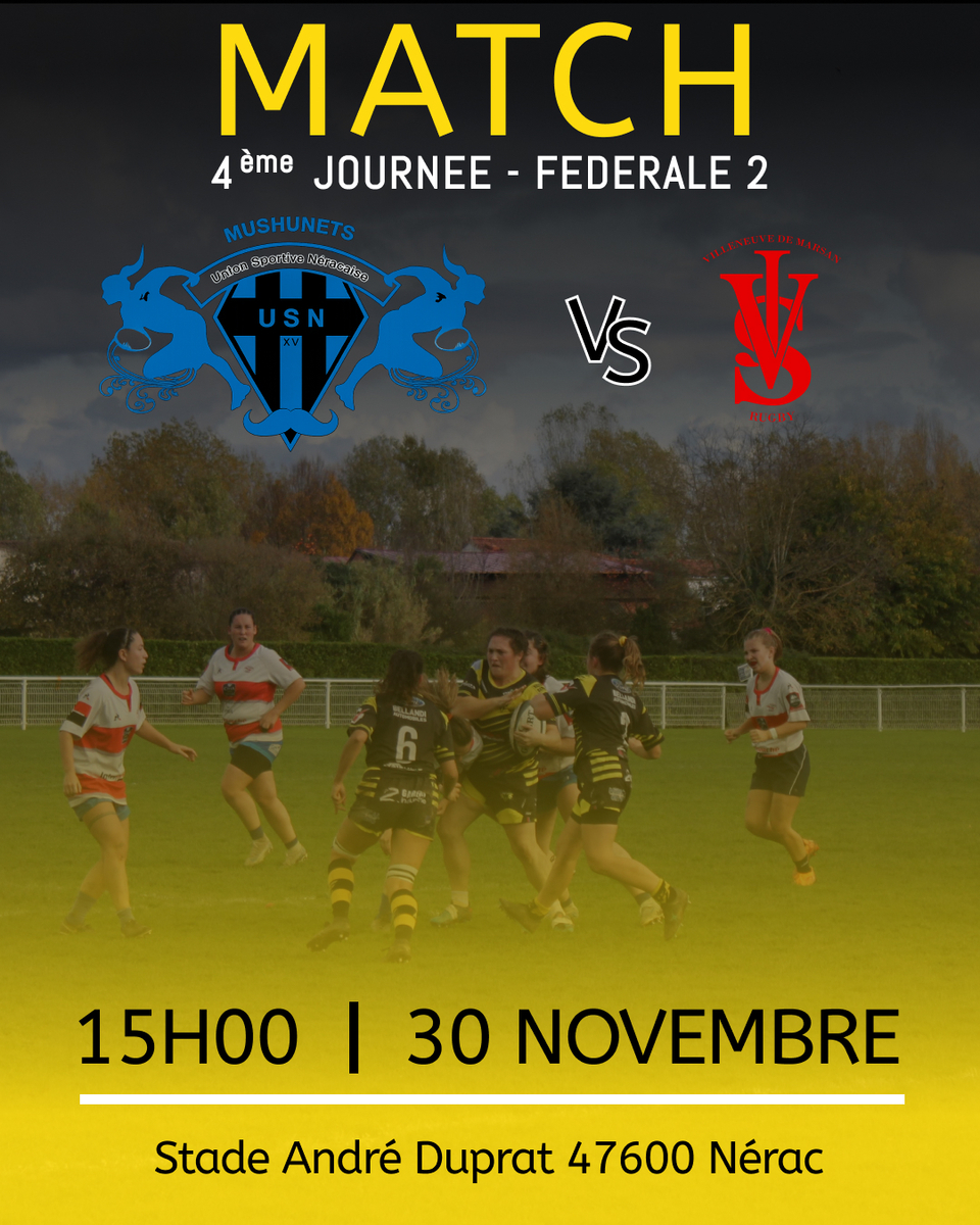 USN FEMININ VS VILLENEUVE DE MARSAN