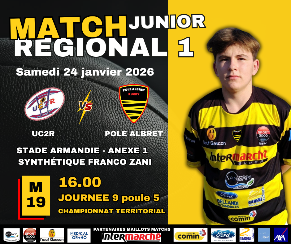 MATCH DAYS CADETS JUNIORS