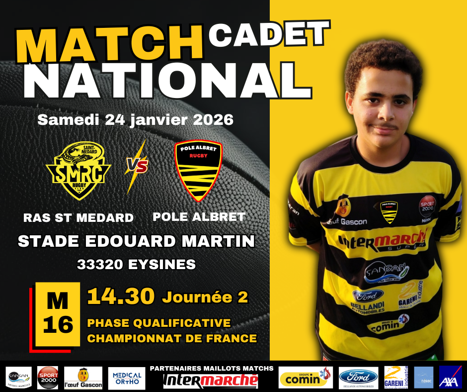 MATCH DAY CADETS JUNIORS CADETTES