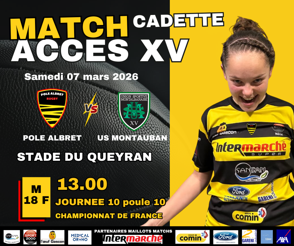 MATCH DAY CADETTES CADETS JUNIORS