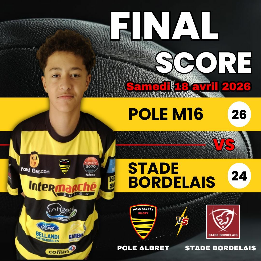 RESULTAT DU WEEK-END POLE ALBRET