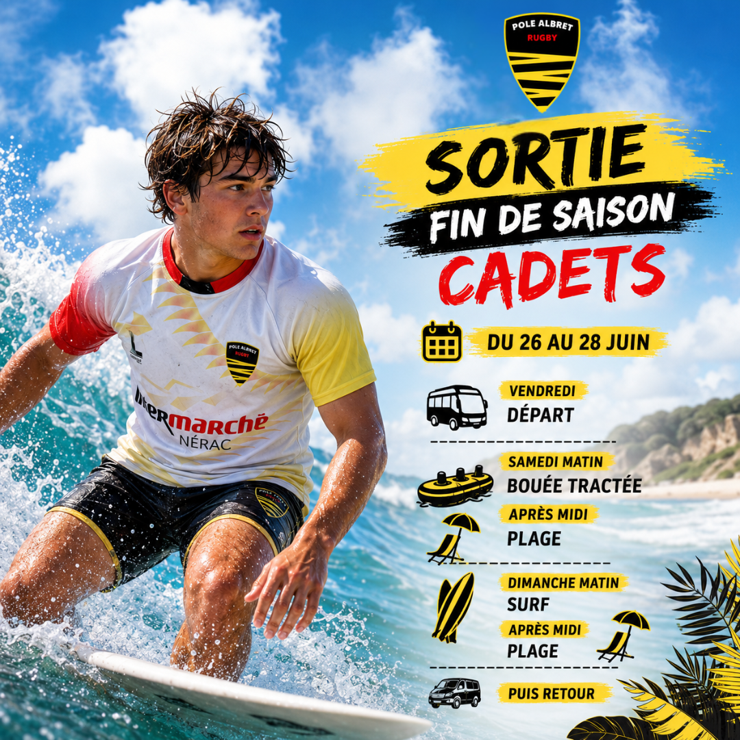 SORTIE FIN DE SAISON CADETS