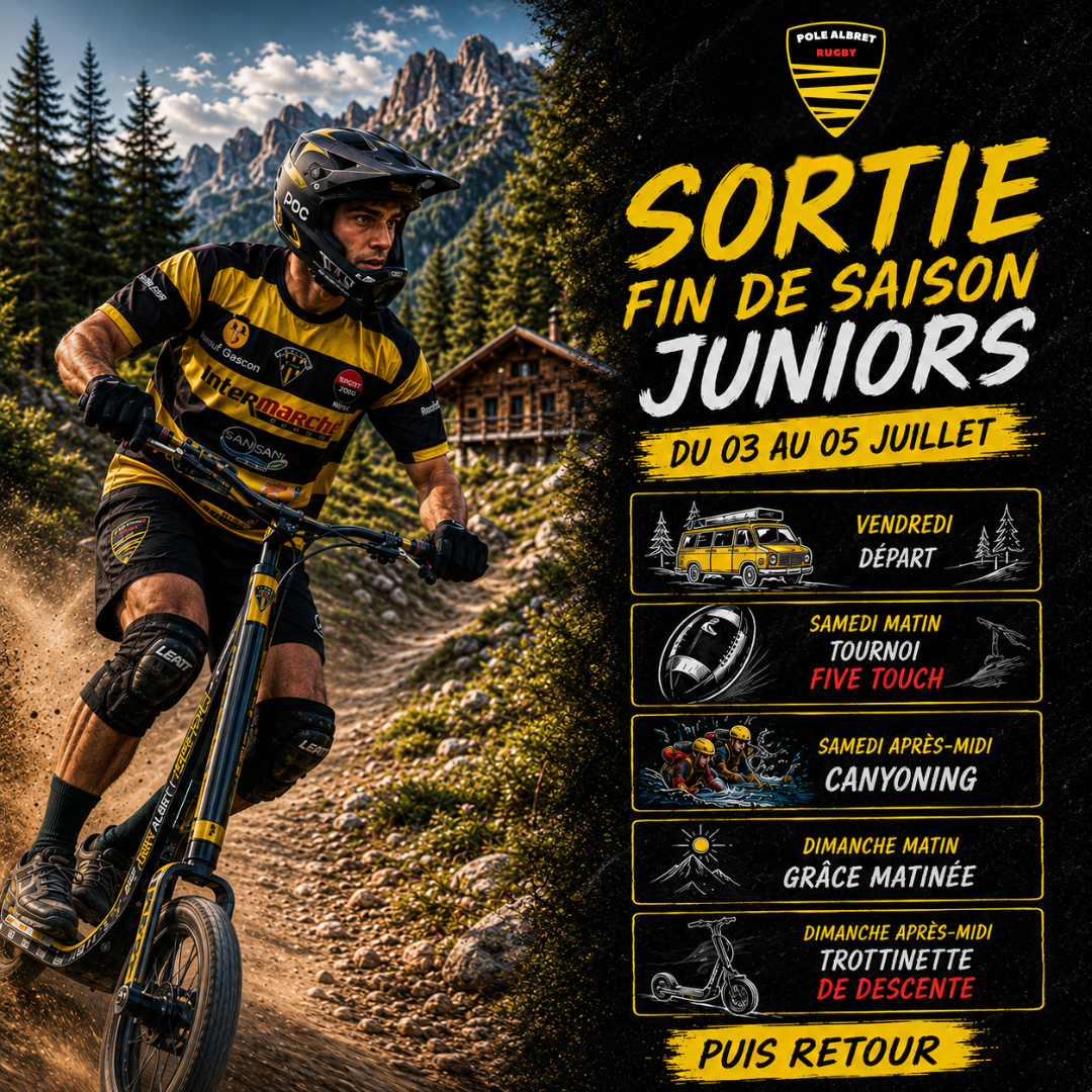 SORTIE FIN DE SAISON JUNIORS