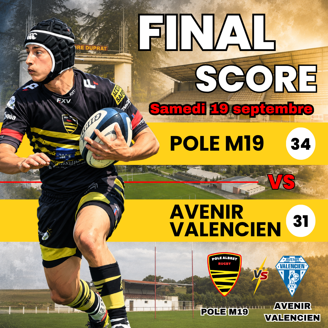 RESULTATS DU POLE ALBRET JUNIORS