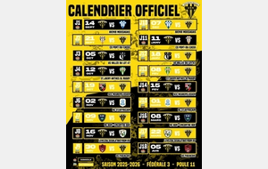 CALENDRIER SENIORS POULE 11