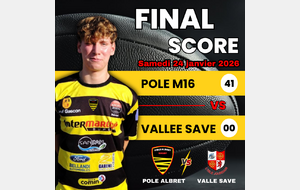 RESULTAT DU WEEK-END POLE ALBRET