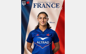 ALANA AU FESTIVAL DES 6 NATIONS U18