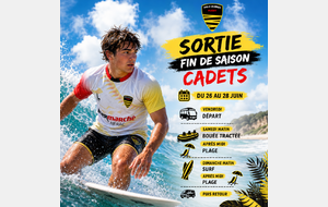 SORTIE FIN DE SAISON CADETS