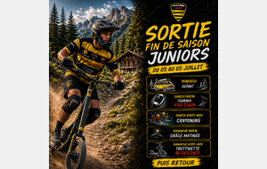 SORTIE FIN DE SAISON JUNIORS