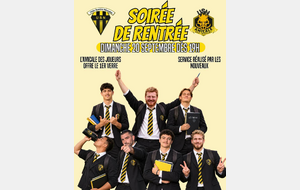 SOIREE RENTREE AMICALE DES JOUEURS