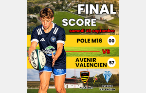 RESULTATS DU POLE ALBRET CADETS
