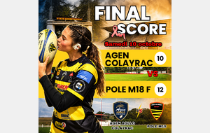 RESULTATS DU POLE ALBRET CADETTES