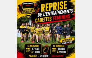 ENTRAINEMENTS CADETTES M18F