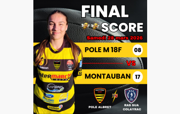 RESULTAT DU WEEK-END POLE ALBRET