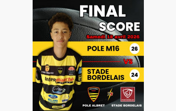 RESULTAT DU WEEK-END POLE ALBRET