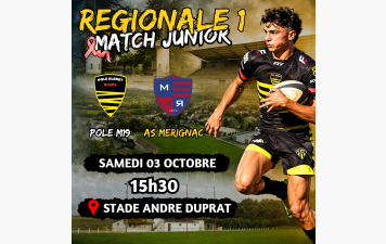 MATCH REGIONAL 1 -  JUNIOR