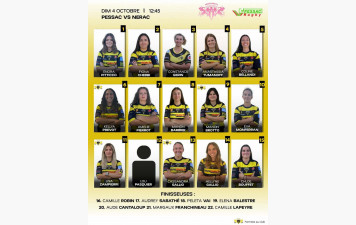 COMPOSITION EQUIPE SENIOR FEMININE
