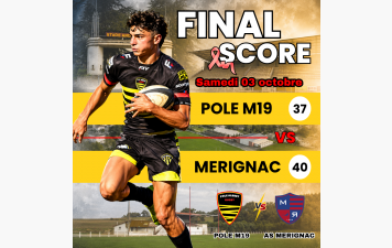 RESULTATS DU POLE ALBRET JUNIORS