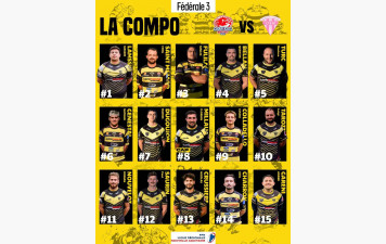 COMPOSITIONS DE L'EQUIPE SENIORS M1