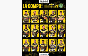COMPOSITIONS DE L'EQUIPE SENIORS M1