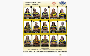 COMPOSITION EQUIPE SENIOR FEMININE