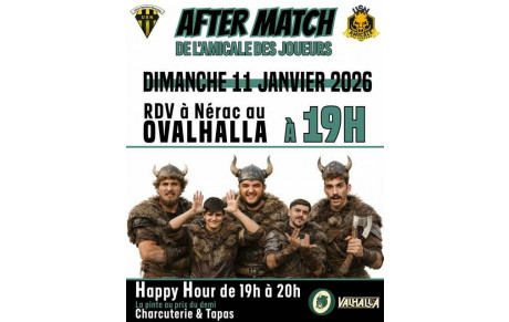 AFTER MACH DE L'AMICALE DES JOUEURS