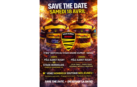 2 "BIG" MATCHS AU STADE ANDRE DUPRAT