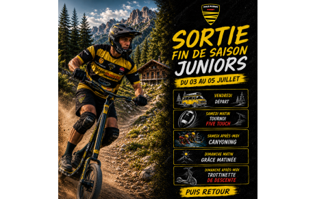 SORTIE FIN DE SAISON JUNIORS