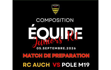 COMPOSITION EQUIPE JUNIORS