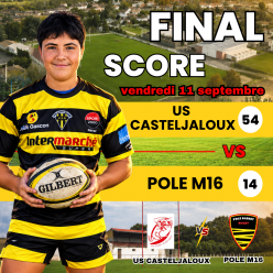 RESULTATS DU POLE ALBRET CADETS