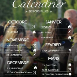 CALENDRIER DES MUSHUNETS