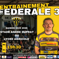 ENTRAINEMENTS SENIORS M1 M2