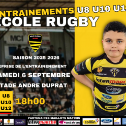 ENTRAINEMENTS EDR U8 U10 U12