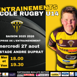 ENTRAINEMENTS U14
