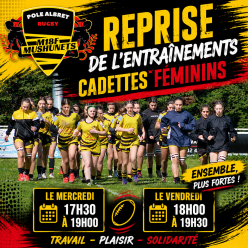 ENTRAINEMENTS CADETTES M18F